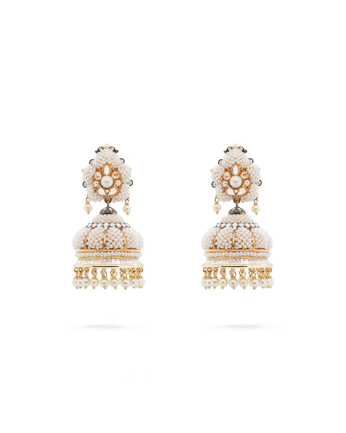PEARL CHANDELIER EARRINGS