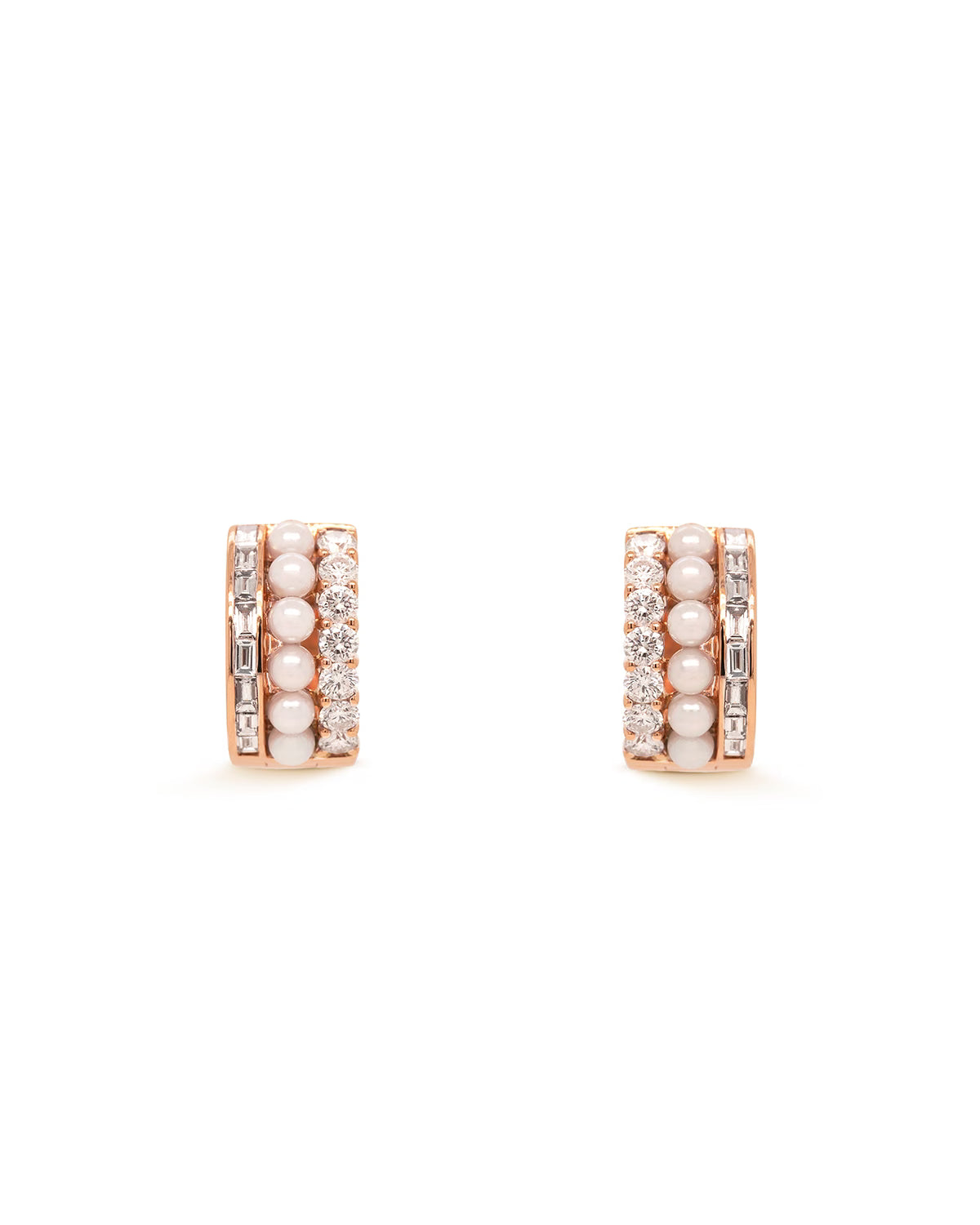 DIAMOND PEARL EARRINGS