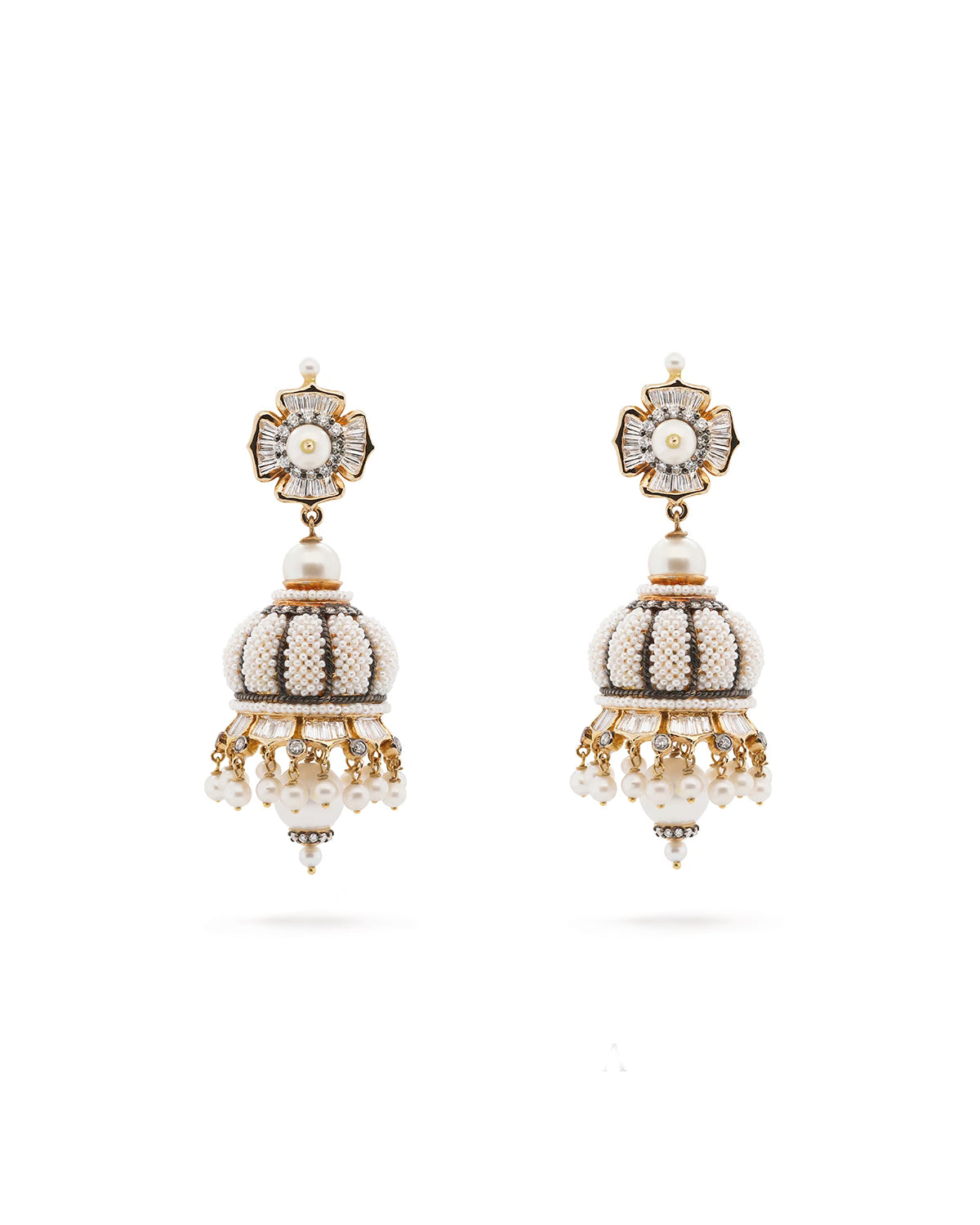 PEARL CHANDELIER EARRINGS