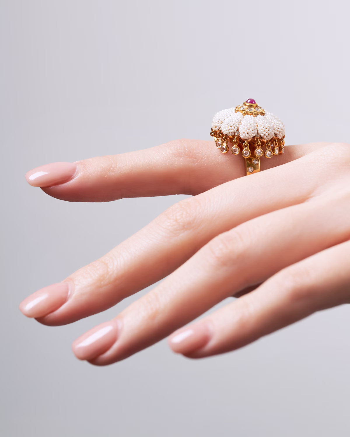 PEARL DIAMOND RING